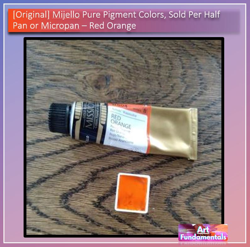Mijello Pure Pigment Watercolors Hand-poured 2ml Half Pans