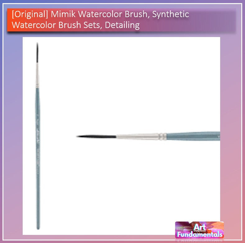Mimik Watercolor Brush, Synthetic Watercolor Brush Sets, Detailing