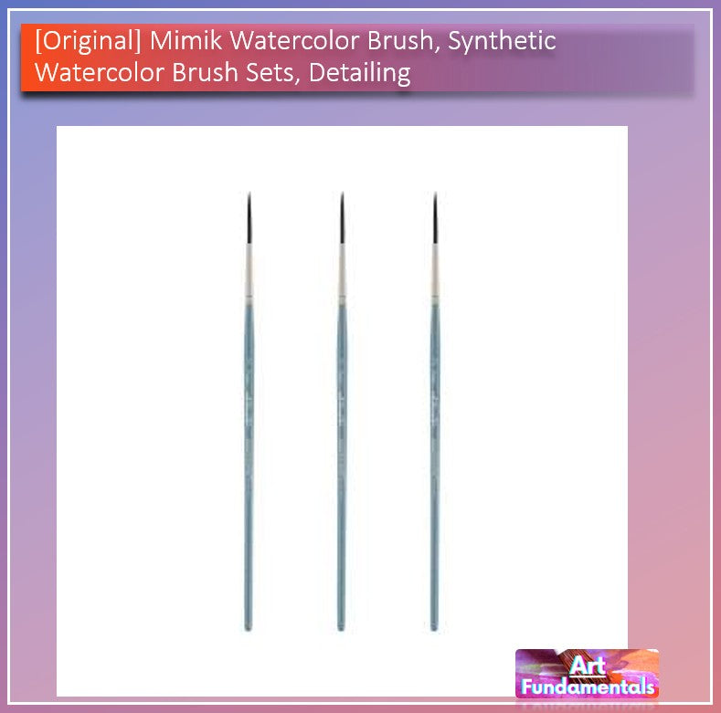 Mimik Watercolor Brush, Synthetic Watercolor Brush Sets, Detailing