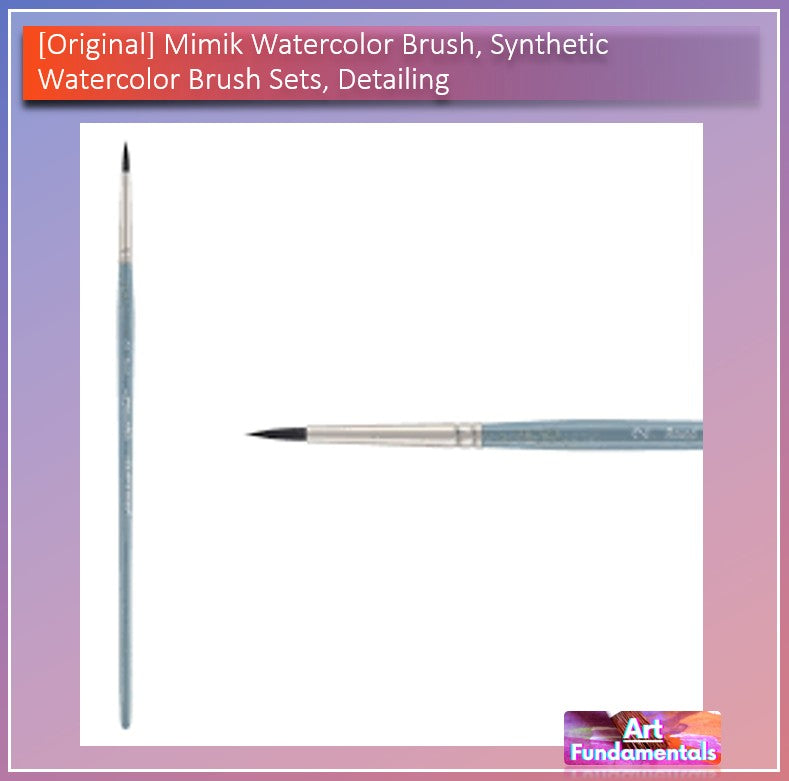 Mimik Watercolor Brush, Synthetic Watercolor Brush Sets, Detailing