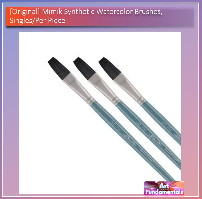 Mimik Synthetic Watercolor Brushes, Singles/ Per Piece