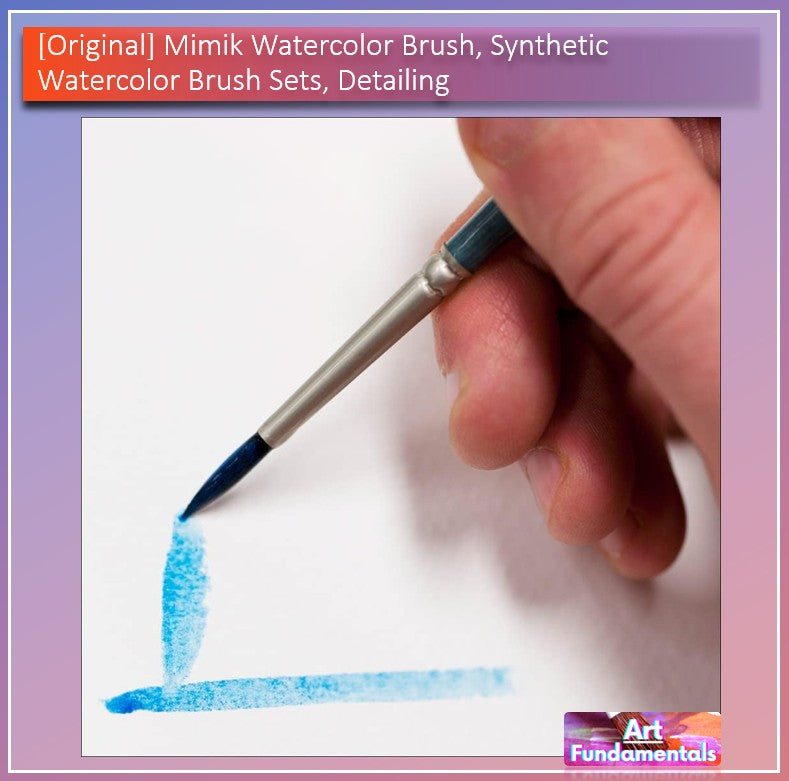 Mimik Watercolor Brush, Synthetic Watercolor Brush Sets, Detailing