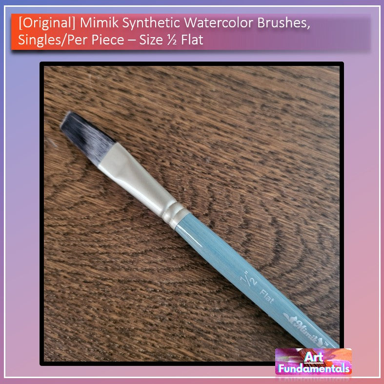 Mimik Synthetic Watercolor Brushes, Singles/ Per Piece