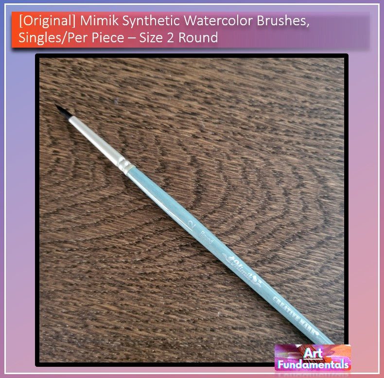 Mimik Synthetic Watercolor Brushes, Singles/ Per Piece
