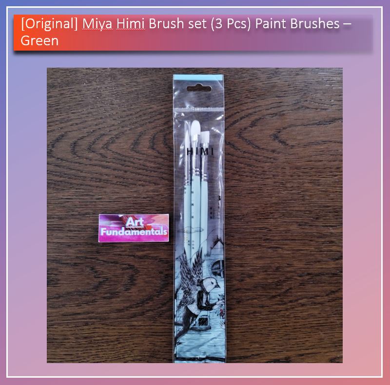 Miya Himi Brush Set (3) pcs Paint Brushes