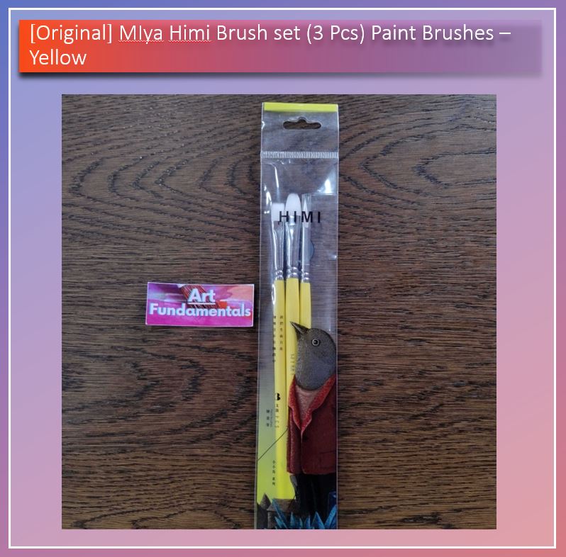 Miya Himi Brush Set (3) pcs Paint Brushes