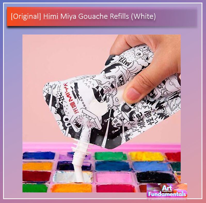 Himi Miya Gouache Refills (White)