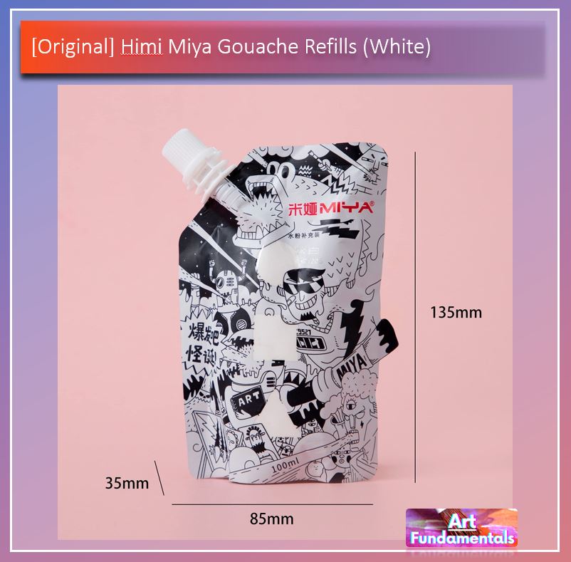 Himi Miya Gouache Refills (White)