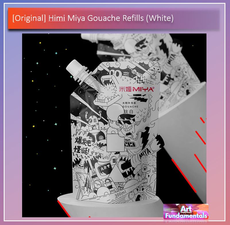 Himi Miya Gouache Refills (White)