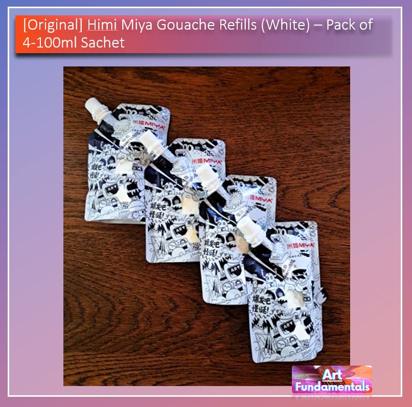 Himi Miya Gouache Refills (White)