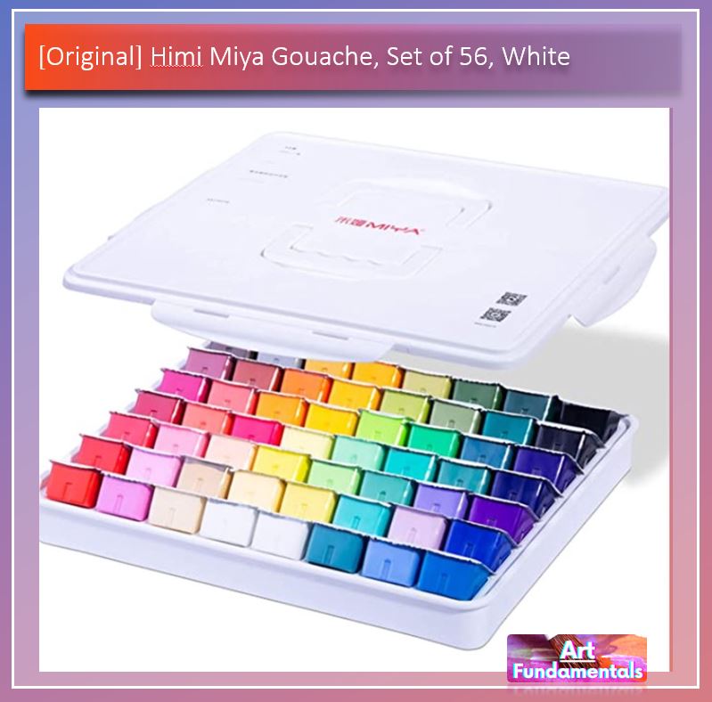 Himi Miya Gouache, Set of 18, Set of 24, Set of 56 colors, Set of 36 -Himi Miya Gouache