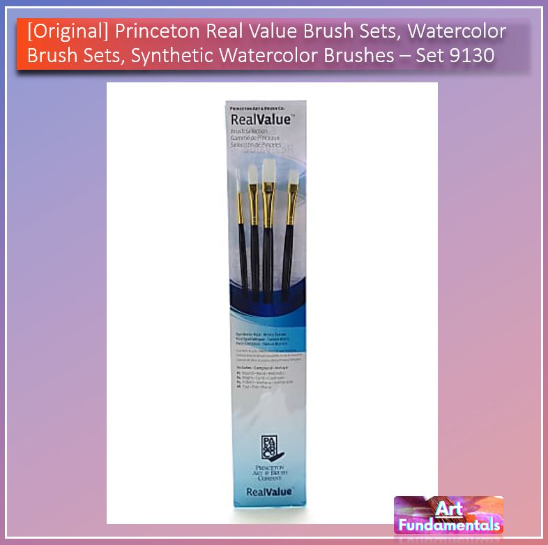 Princeton Real Value Brush Sets, Watercolor Brush Sets, Synthetic Watercolor Brushes