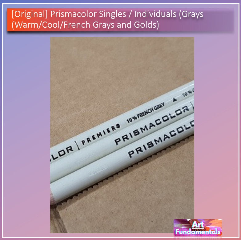 Prismacolor Singles / Individuals (Grays (Warm/Cool/French Grays and Golds)
