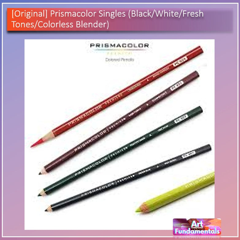 Prismacolor Singles (Black / White / Flesh Tones / Colorless Blender)