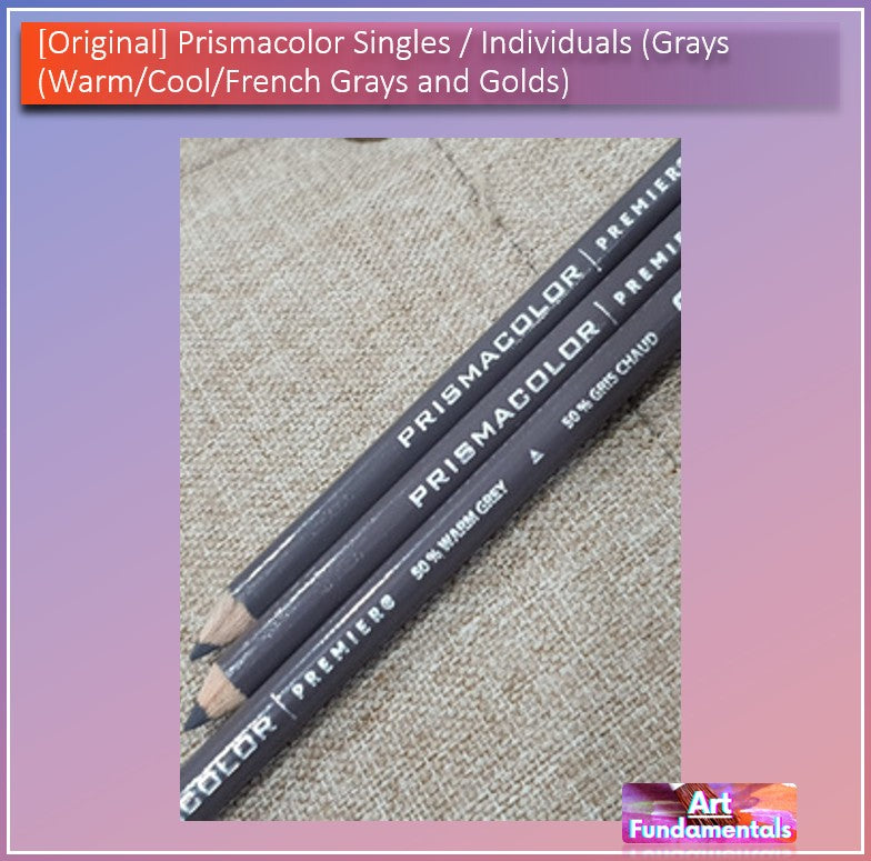 Prismacolor Singles / Individuals (Grays (Warm/Cool/French Grays and Golds)
