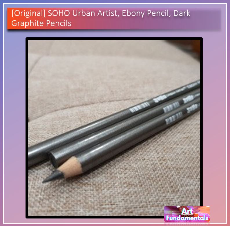 SOHO Urban Artist, Ebony Pencil, Dark Graphite Pencils