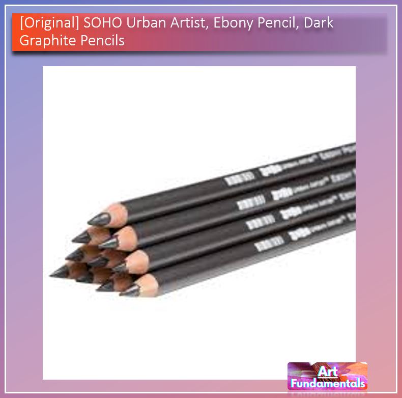SOHO Urban Artist, Ebony Pencil, Dark Graphite Pencils