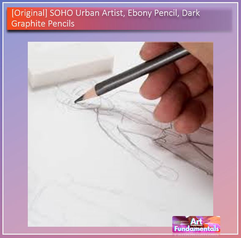 SOHO Urban Artist, Ebony Pencil, Dark Graphite Pencils
