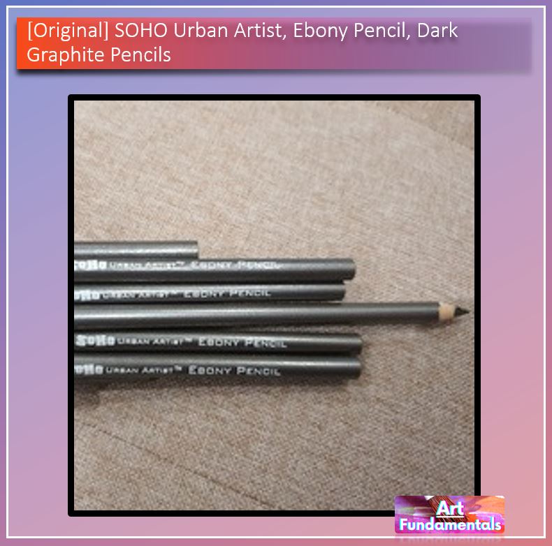 SOHO Urban Artist, Ebony Pencil, Dark Graphite Pencils