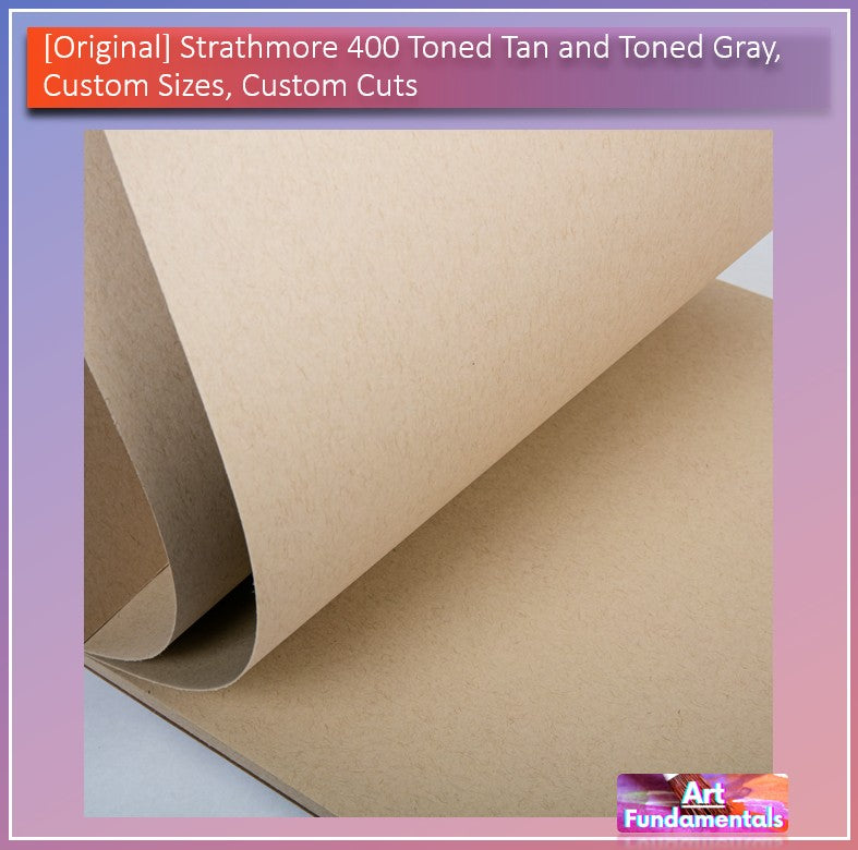 Original Strathmore Toned Gray & Toned Tan, Custom Cut and Sizes