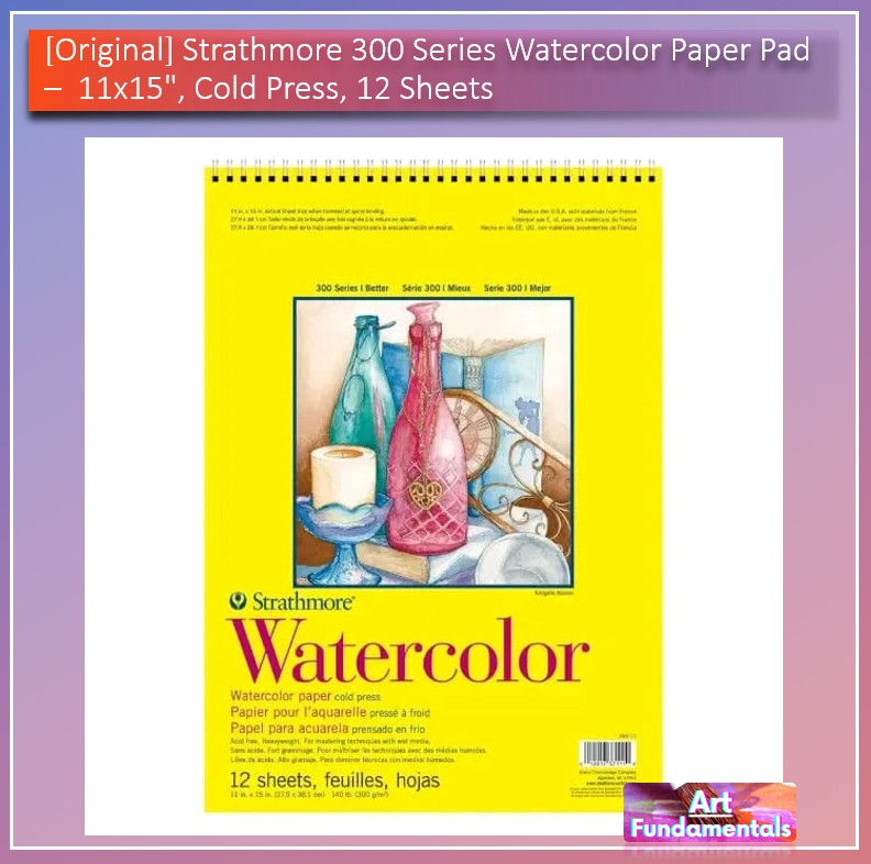 Strathmore 300 Series Watercolor Paper Pad Cold Press