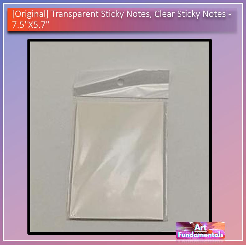 Transparent Sticky Notes, Clear Sticky Notes - 40 sheets