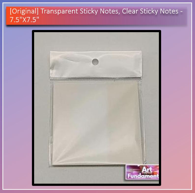 Transparent Sticky Notes, Clear Sticky Notes - 40 sheets