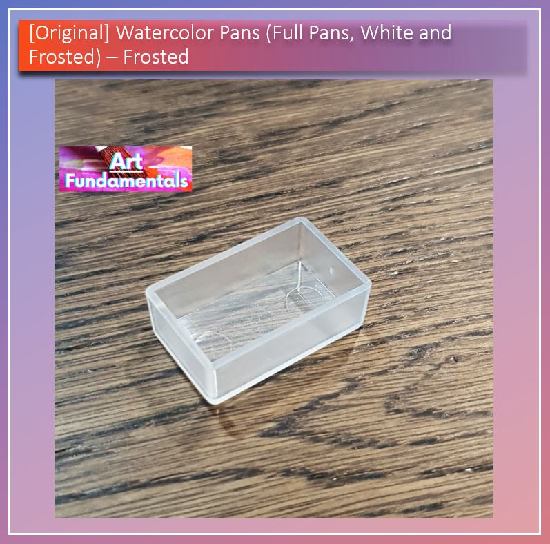 Watercolor Pans (Full Pans, White and Frosted,  Php 8 per piece @ 50 or more pieces)