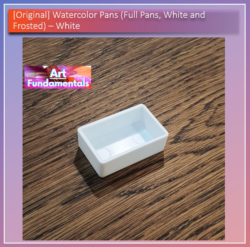 Watercolor Pans (Full Pans, White and Frosted,  Php 8 per piece @ 50 or more pieces)