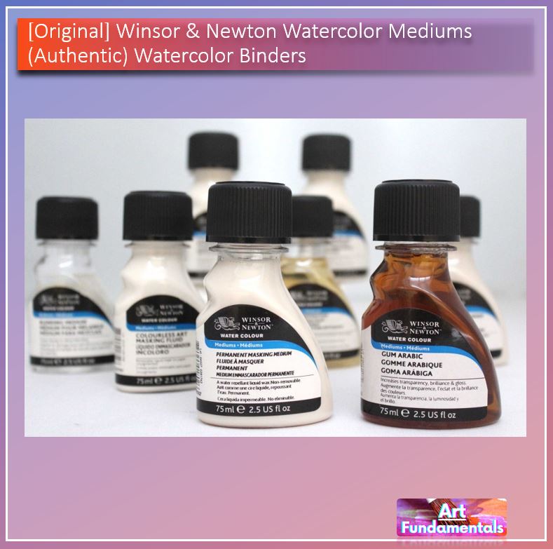 Winsor & Newton Watercolor Mediums (Authentic) - Ox Gall / Granulation / Gum Arabic / Iridescent etc