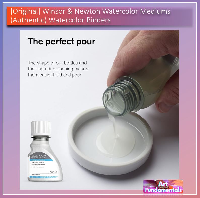 Winsor & Newton Watercolor Mediums (Authentic) - Ox Gall / Granulation / Gum Arabic / Iridescent etc